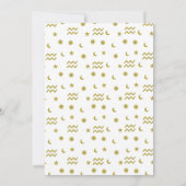 水瓶座の星座カラー招待状テンプレート 招待状 (裏面)