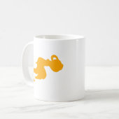 水瓶座アクエリアスウェーブマグ コーヒーマグカップ (正面左)