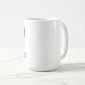 水瓶座大好き コーヒーマグカップ (正面右)