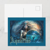 水瓶座 ポストカード (正面/裏面)