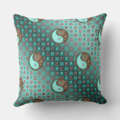 水瓶座 & 土の兔 クッション (裏面)