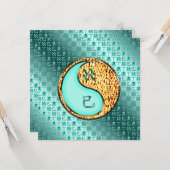 水瓶座 & 火蛇年 カード (正面/裏面インサイチュ)