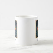 水瓶座 青い天の星座 コーヒーマグカップ (中央)