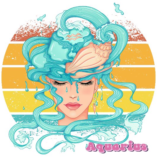 水瓶座 Tシャツ