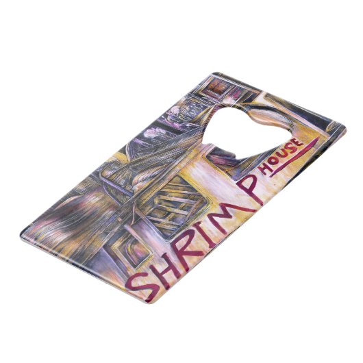 水生まれの謎 クレジットカード栓抜き (裏面アングル)