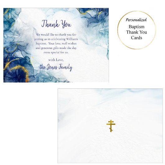 水生まれ霊の正統バプテスマ サンキューカード
