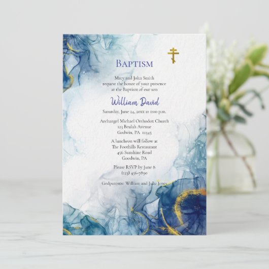 水生まれ霊の正統バプテスマ 招待状 (スタンド正面)