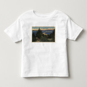 水生公園遊歩道及び桟橋の眺め トドラーTシャツ