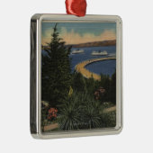 水生公園遊歩道及び桟橋の眺め メタルオーナメント (右)