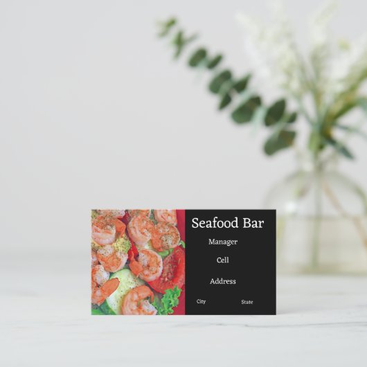 水産業 名刺 (スタンド正面)