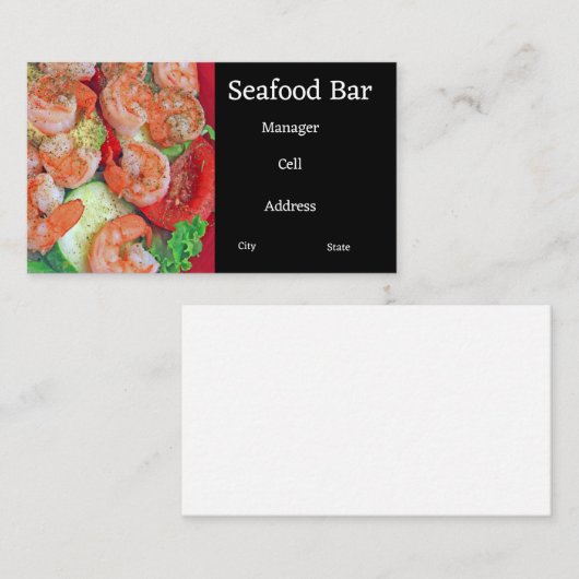 水産業 名刺 (正面/裏面)