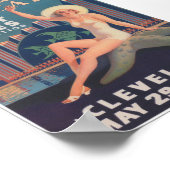 水産池、素晴らし湖、ヴィンテージ広告 ポスター (角)