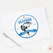 水産物ラベルシール ラウンドシール (封筒)