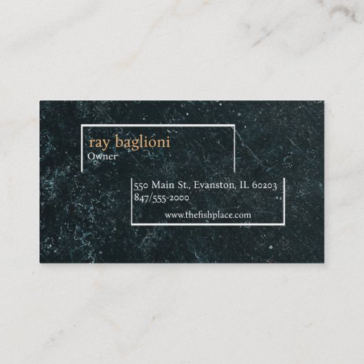 水産物倉庫の名刺 名刺 (裏面)