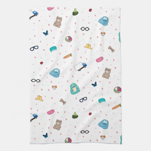 水田の好みのふきん-イリーナKolb著芸術 キッチンタオル (縦)