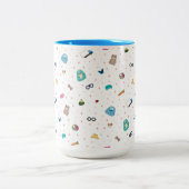 水田の好みのcuppa -イリーナKolb著芸術 ツートーンマグカップ (中央)