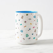 水田の好みのcuppa -イリーナKolb著芸術 ツートーンマグカップ (正面右)