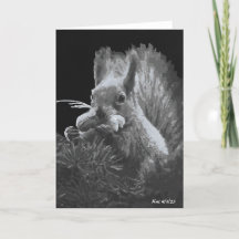 水田ケーキ、リス折りカード