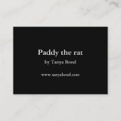 水田ラットACEOのプリント 名刺 (裏面)