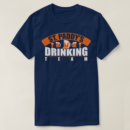 水田飲みチームホワイト Tシャツ (デザイン正面)