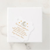 水男女兼用色ムーンベビーシャワーキャンドル フェイバータグ (インサイチュ)