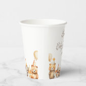 水男女兼用色動物の赤ちゃんシャワー 紙コップ (右)