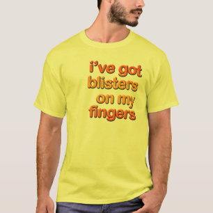 水疱のある指 Tシャツ