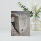 水疱疹が冬眠から出る ポストカード (スタンド正面)