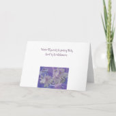 水白質期待ベビーカード カード (裏面)