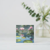 水百合のニンフは最も美しい スクエア名刺 (スタンド正面)