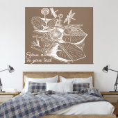 水百合の茶色 キャンバスプリント (インサイチュ (寝室))