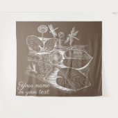 水百合の茶色 タペストリー (正面(横))