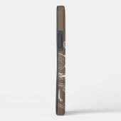 水百合の茶色 Case-Mate iPhoneケース (裏面 / 右)