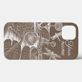 水百合の茶色 Case-Mate iPhoneケース (裏面 (横))