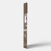 水百合の茶色 Case-Mate iPhoneケース (裏面 / 右)