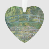 水百合池 | ヴィンテージフランスの絵を描の オーナメント (裏面)