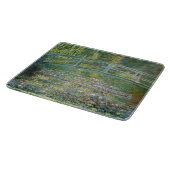 水百合池 | ヴィンテージフランスの絵を描の カッティングボード (角)