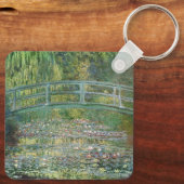 水百合池 | ヴィンテージフランスの絵を描の キーホルダー (裏面)