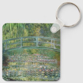 水百合池 | ヴィンテージフランスの絵を描の キーホルダー (裏面)