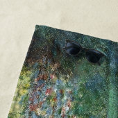 水百合池 | ヴィンテージフランスの絵を描の ビーチタオル (インサイチュ)