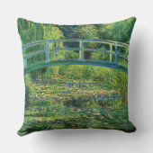 水百合池、1899年クロード・モネ クッション (裏面)