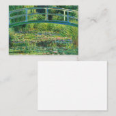 水百合池、1899年クロード・モネ ノートカード (正面/裏面)