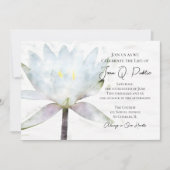 水百合花お祝い記念碑 招待状 (正面)