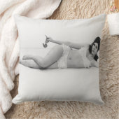 水着の女性 クッション (ブランケット)