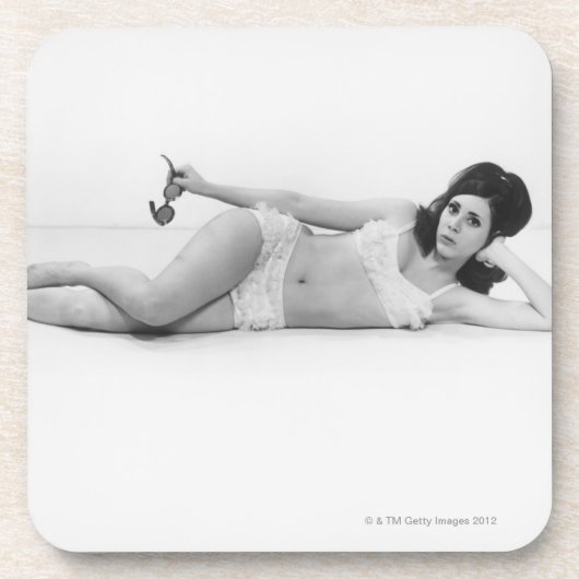 水着の女性 コースター (正面)