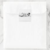 水着の女性 スクエアシール (バッグ)