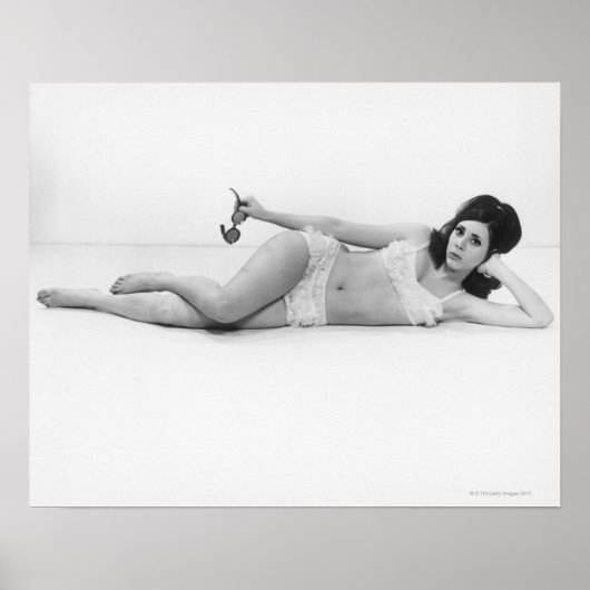 水着の女性 ポスター (正面)