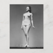 水着の女性 ポストカード (正面)