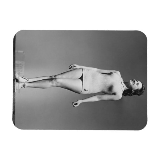 水着の女性 マグネット (横)