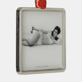 水着の女性 メタルオーナメント (右)